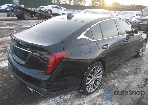2022 Cadillac Ct5 Premium Luxury из США, поврежденный, VIN 1G6DT5RW7N0107280